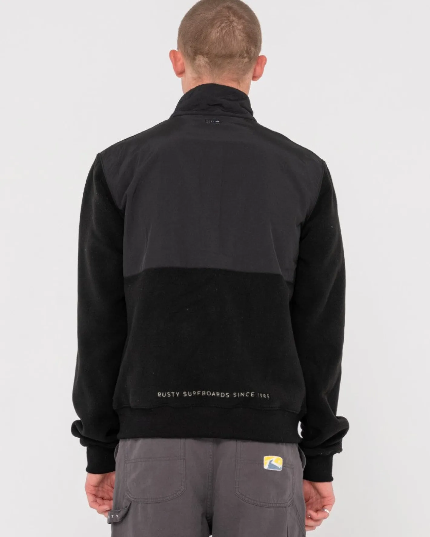 Fashion Utility Zip Up Polar Fleece Mens Hoodies & Fleece