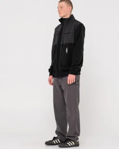 Fashion Utility Zip Up Polar Fleece Mens Hoodies & Fleece
