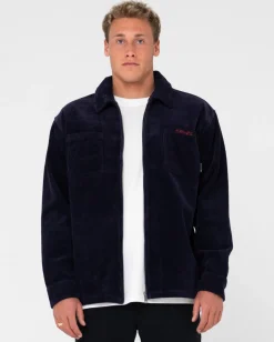 Hot V8 Coup Cord Zip Up Jacket Mens Jackets