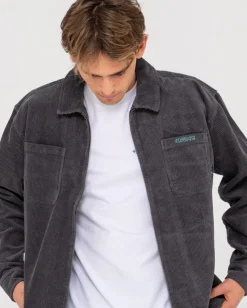 Shop V8 Coup Cord Zip Up Jacket Mens Jackets