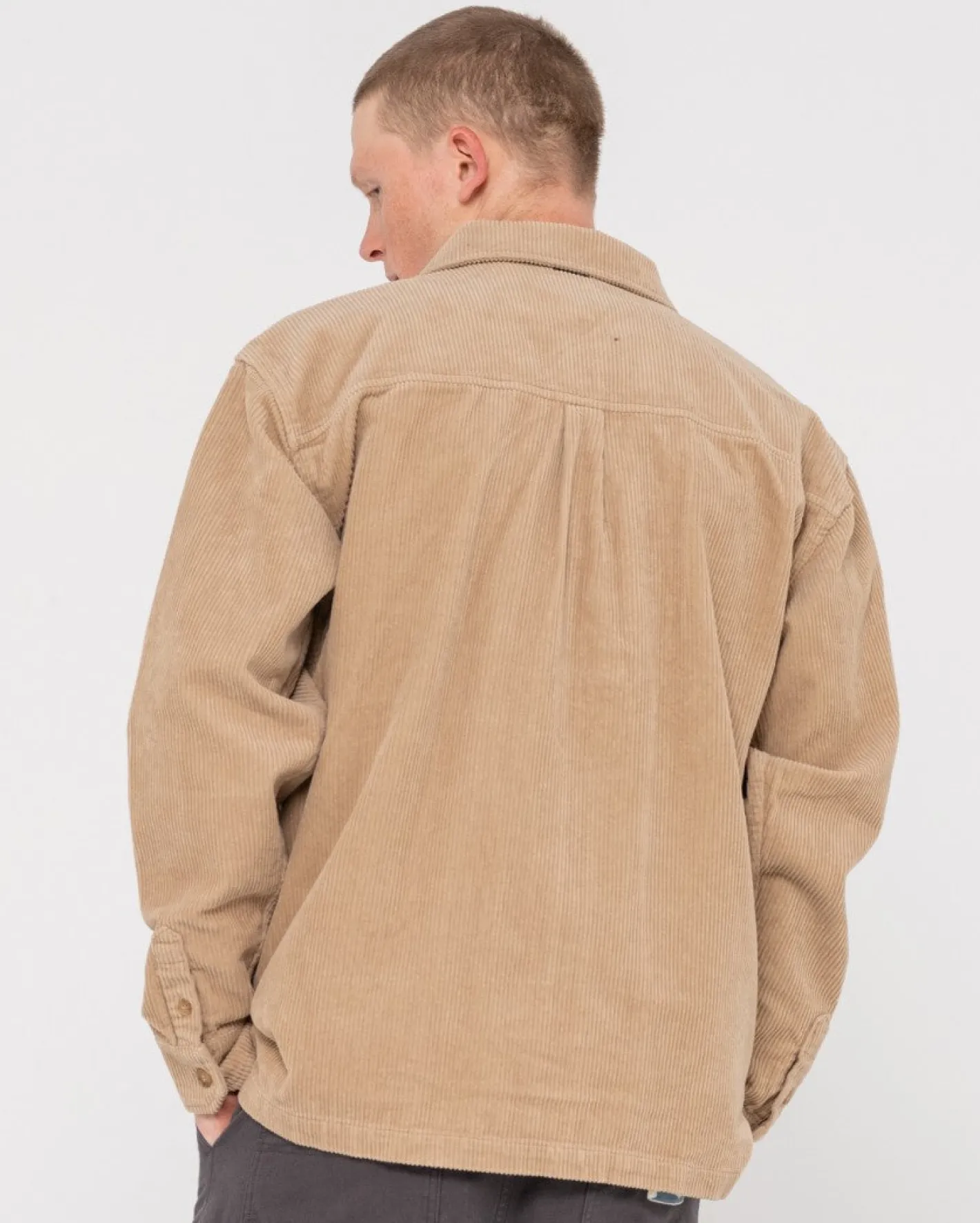 Clearance V8 Coup Cord Zip Up Jacket Mens Jackets