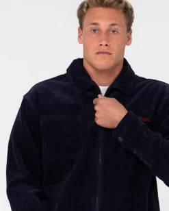Hot V8 Coup Cord Zip Up Jacket Mens Jackets