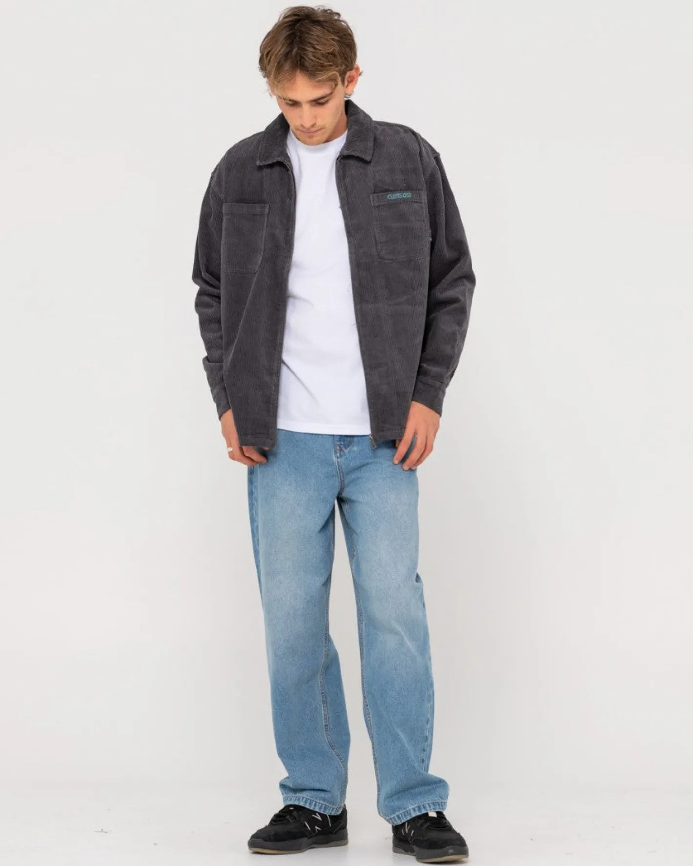 Shop V8 Coup Cord Zip Up Jacket Mens Jackets