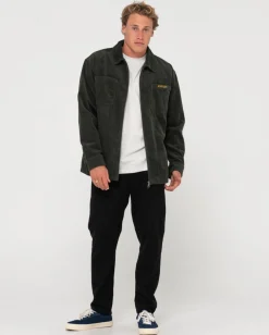 Best V8 Coup Cord Zip Up Jacket Mens Shirts
