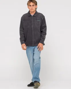 Shop V8 Coup Cord Zip Up Jacket Mens Jackets