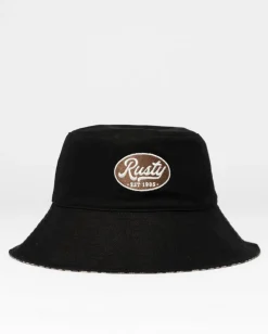 Fashion Vacay Time Reversible Bucket Hat Womens Caps & Hats