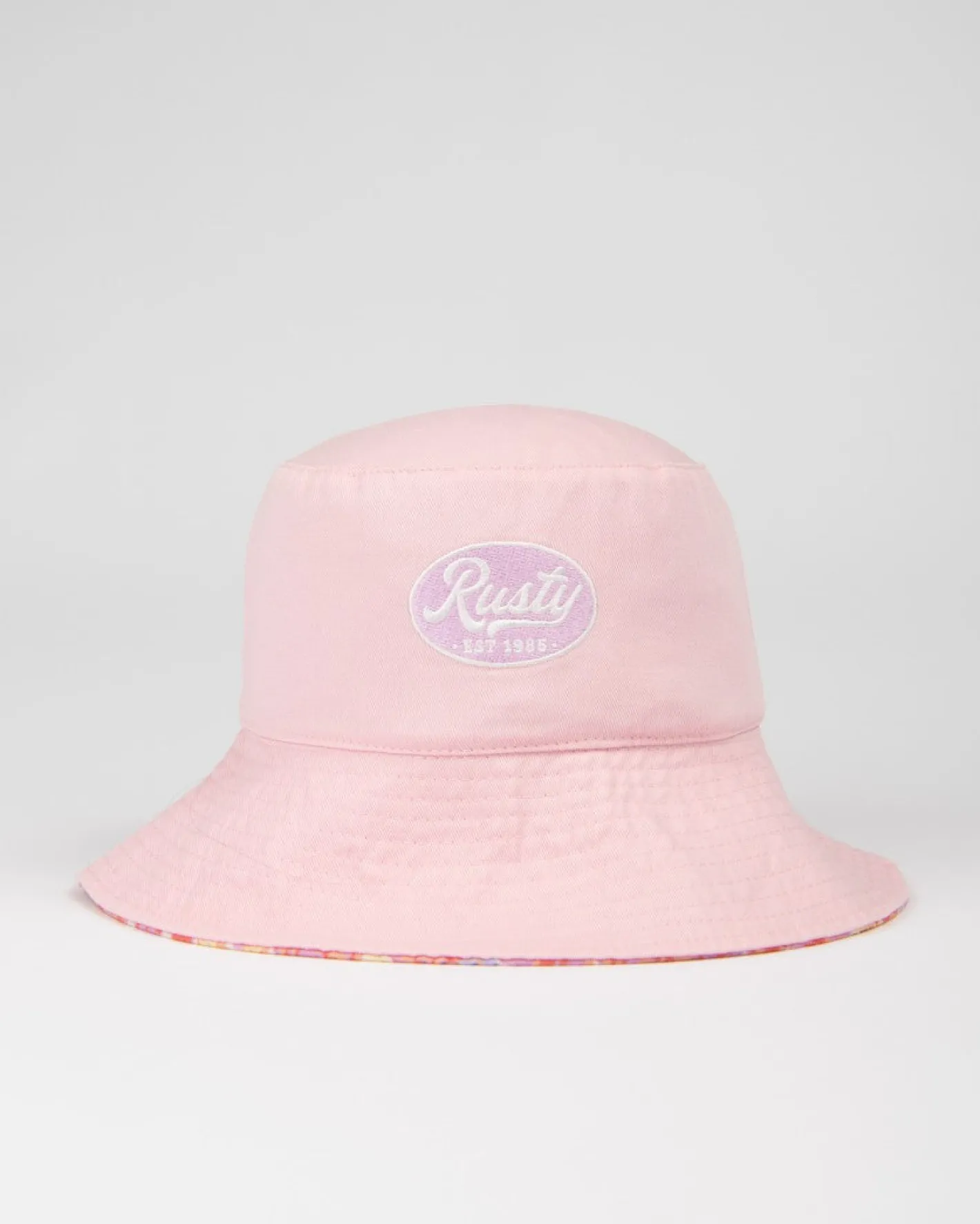 Online Vacay Time Reversible Printed Bucket Hat Womens Caps & Hats