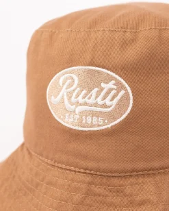 Discount Vacay Time Reversible Printed Bucket Hat Womens Caps & Hats