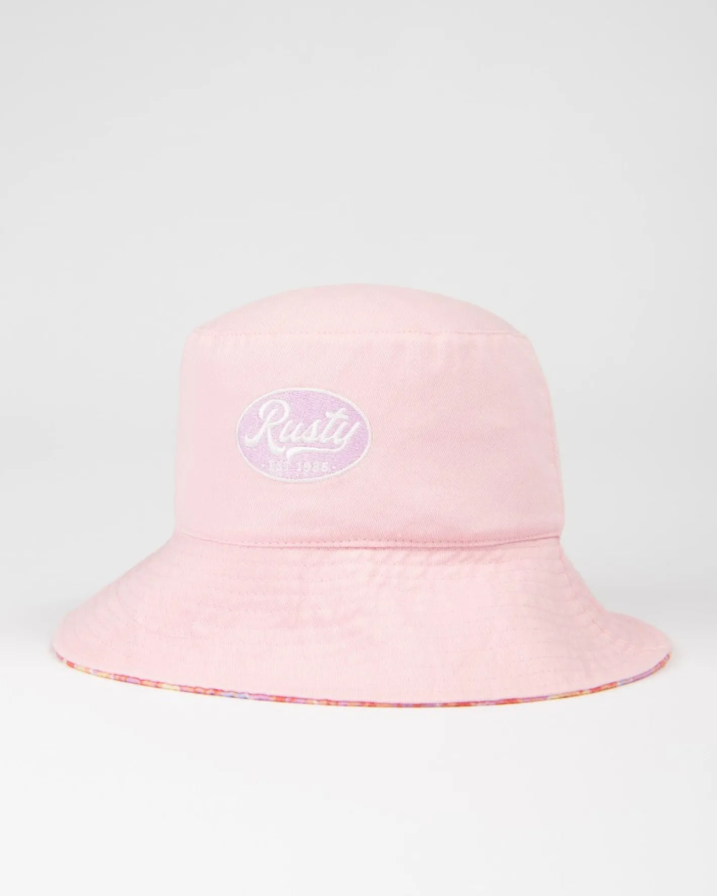 Online Vacay Time Reversible Printed Bucket Hat Womens Caps & Hats