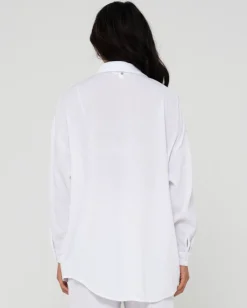 Clearance Vahala Oversized Long Sleeve Shirt Womens Fashion Tops