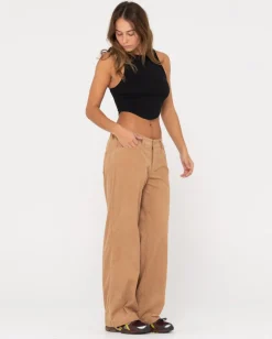 Store Vicky Curved Hem Crop Tank Womens Tees & Tanks