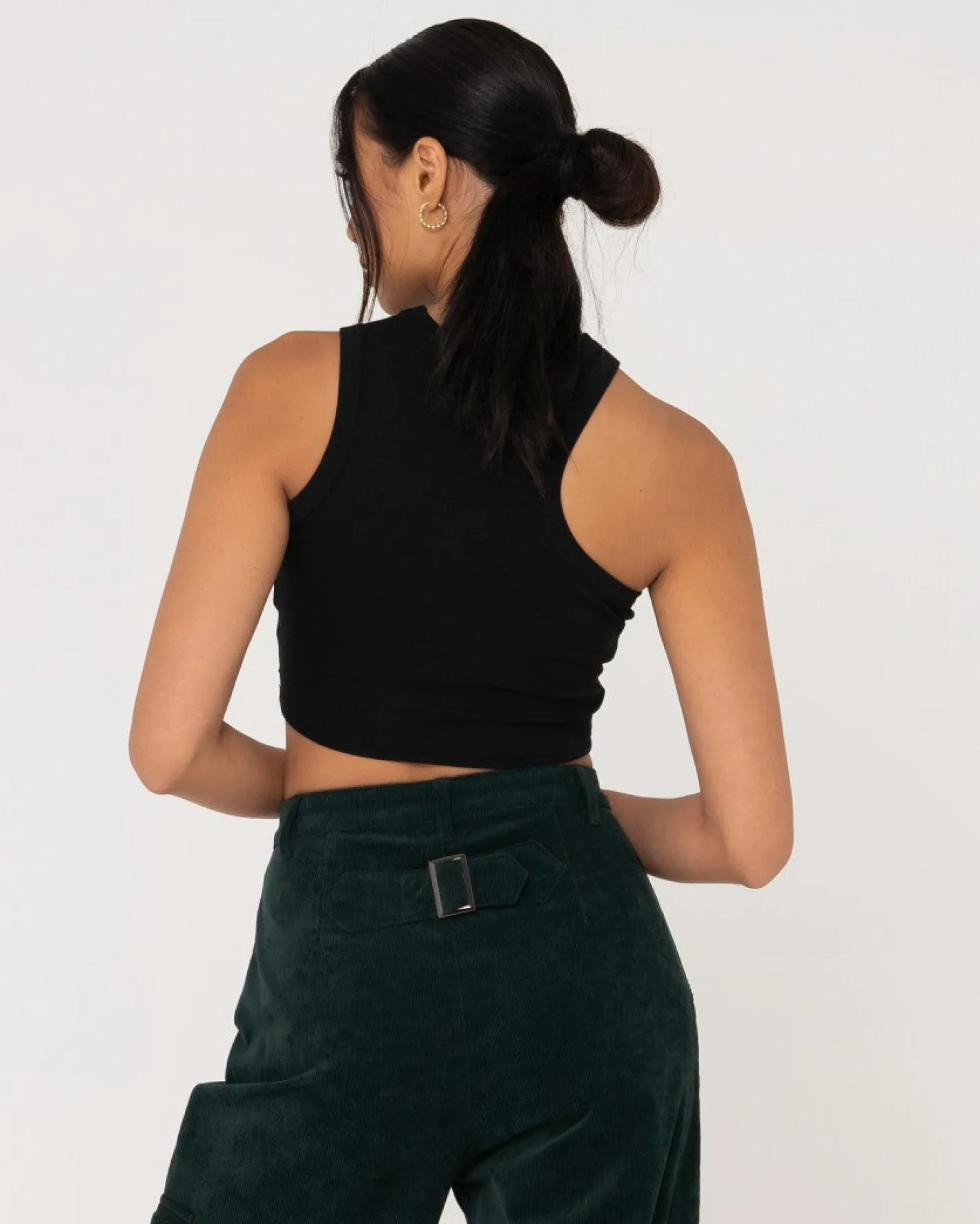 Hot Vicky Cut Out Crop Top Womens Fashion Tops