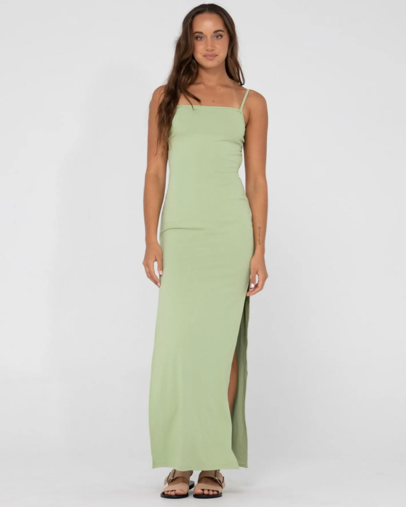 Best Vicky Side Split Slip Maxi Dress Womens Maxi Dresses