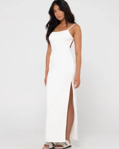 Discount Vicky Side Split Slip Maxi Dress Womens Maxi Dresses