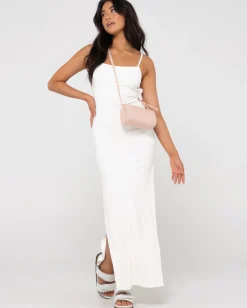 Discount Vicky Side Split Slip Maxi Dress Womens Maxi Dresses