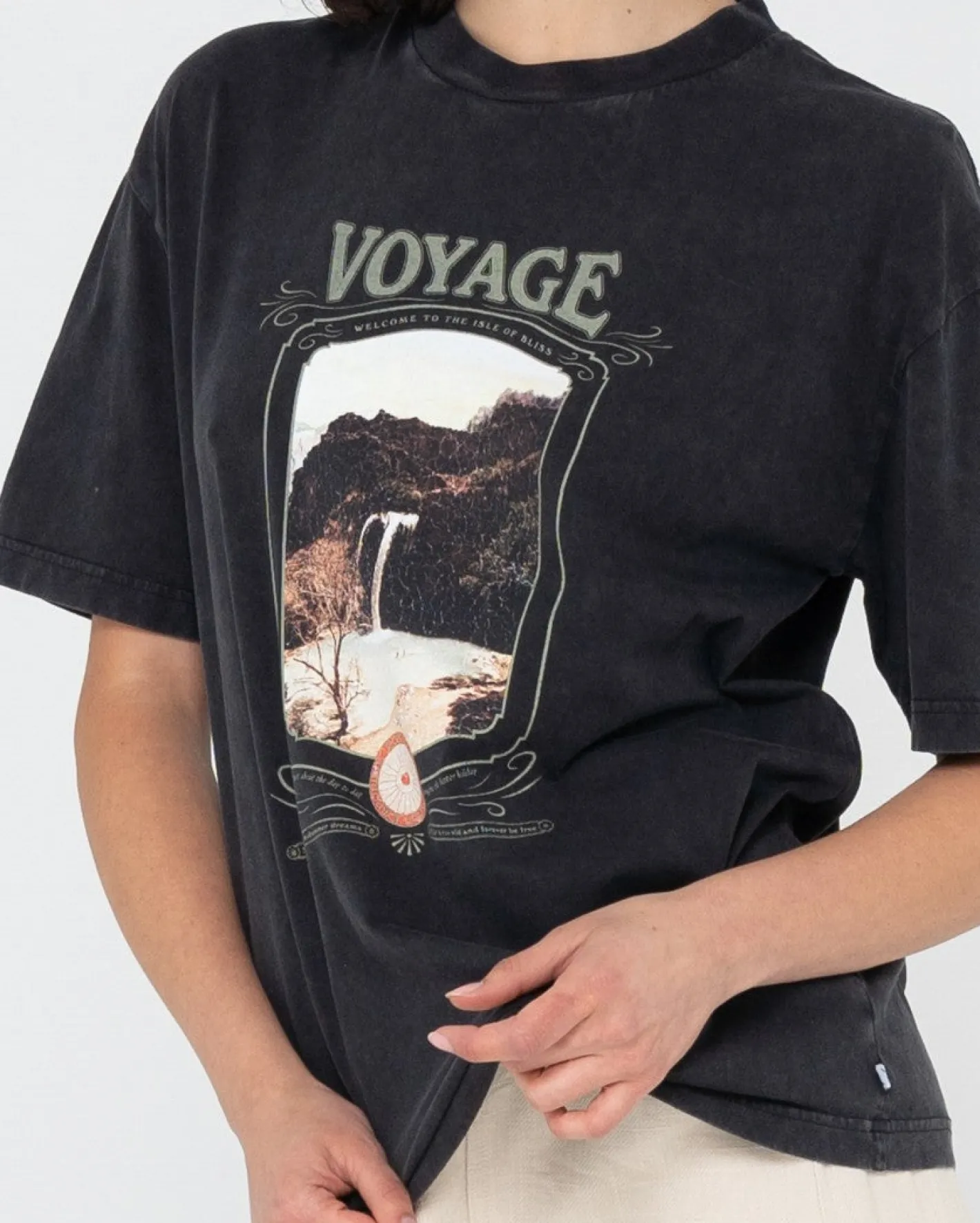 Cheap Voyage Boyfriend Fit Tee Womens Graphic Tees
