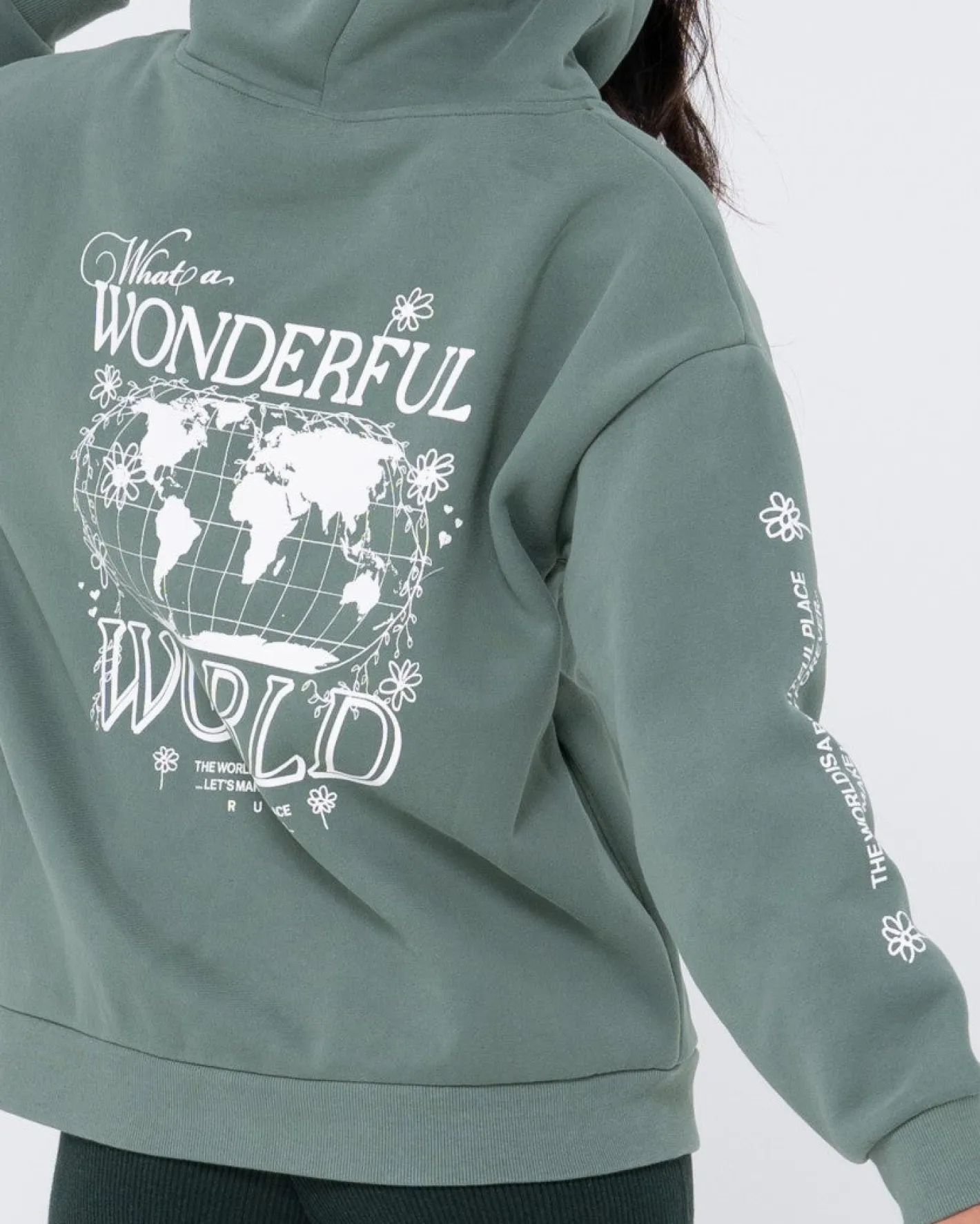 Outlet Wonderful World Oversize Hood Fleece Womens Hoodies & Fleece