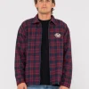 Cheap Woodchuck Woven Plaid Zip Up Jacket Mens Jackets