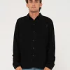 Outlet Yuma Linen Long Sleeve Shirt Mens Shirts