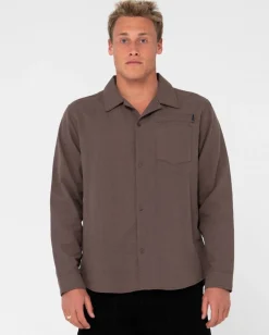 Online Yuma Linen Long Sleeve Shirt Mens Shirts