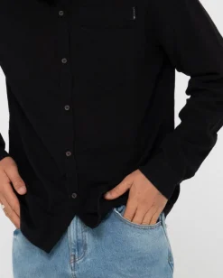 Outlet Yuma Linen Long Sleeve Shirt Mens Shirts