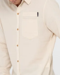 Flash Sale Yuma Linen Long Sleeve Shirt Mens Shirts